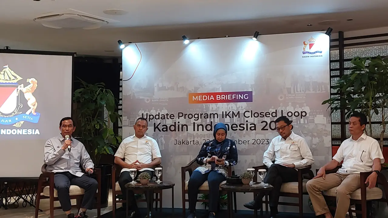 Media Briefing Update IKM Closed Loop, di Menara Kadin, Jakarta, Rabu (22/11/2023). (Istimewa)
