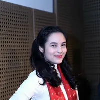 Chelsea Islan di acara Preskon Teater Bunga Penutup Abad (Nurwahyunan/bintang.com)