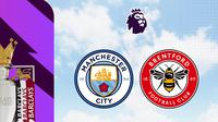 Liga Inggris - Man City Vs Brentford (Bola.com/Adreanus Titus)