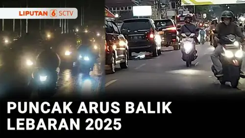 VIDEO: Puncak Arus Balik, Lingkar Terowongan Nagreg Macet 3 Km