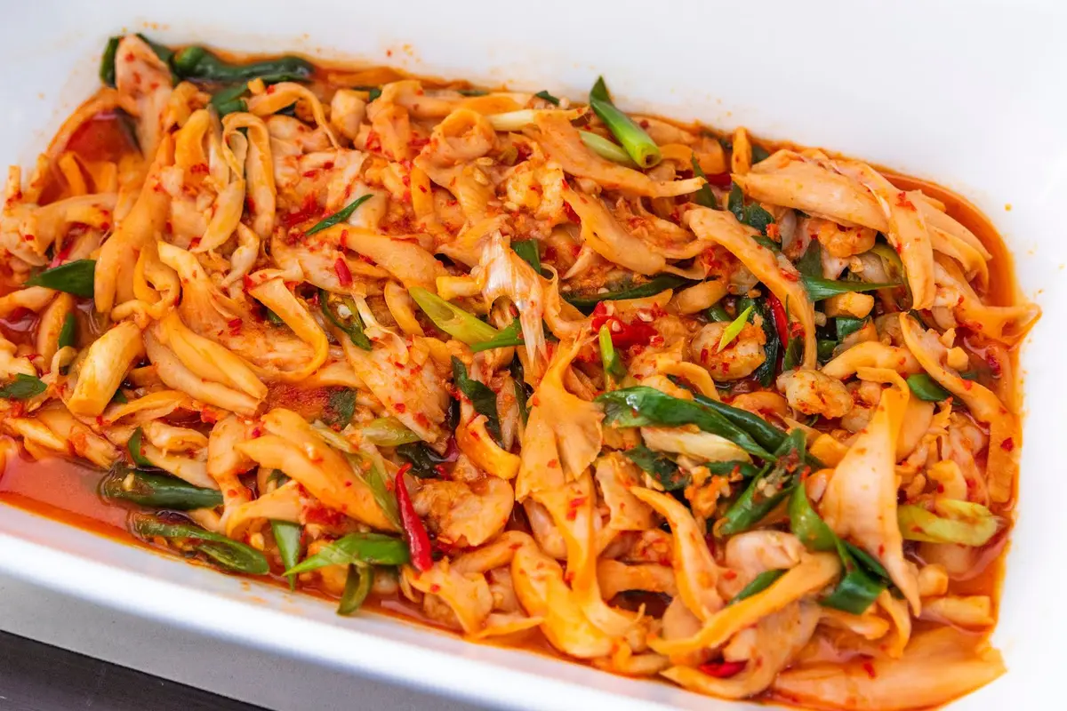 resep tumis jamur tiram pedas