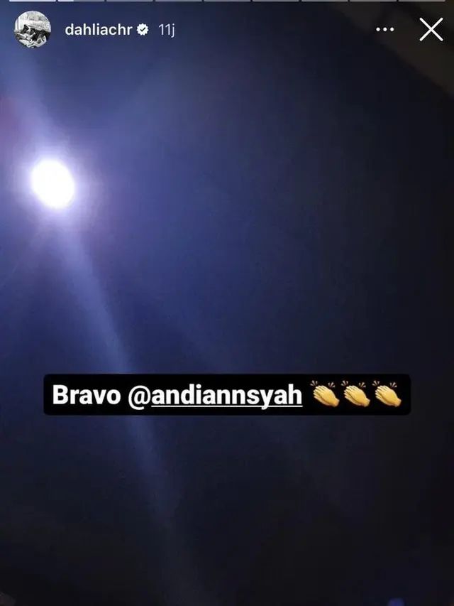 Dahlia Poland menunjukkan percakapan mesra suaminya, Fandy Christian dengan perempuan lain. (Foto: Instagram/dahliachr)