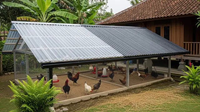Desain Umbaran Ayam di Samping Rumah Tanpa Mengganggu Tetangga