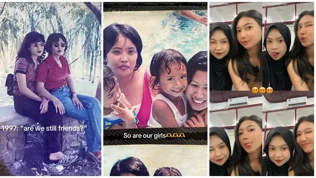 6 Potret Persahabatan Awet Sampai Punya Anak Ini Pernah Viral, Bak Saudara