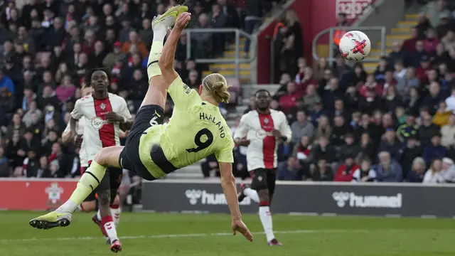 Hajar Southampton, Manchester City Kejar Arsenal di Klasemen Liga Inggris