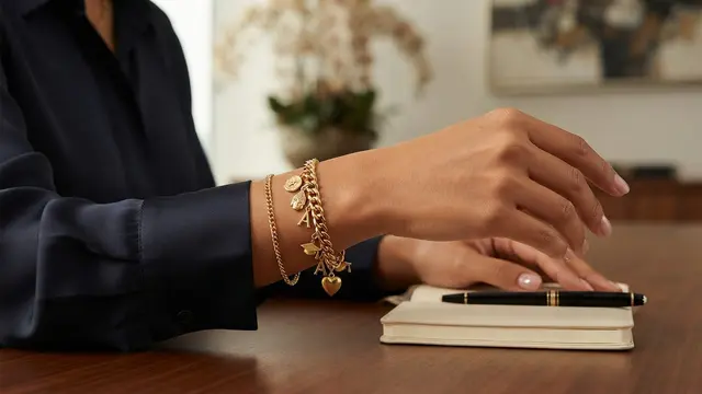 Model Gelang Emas yang Menonjolkan Aura Kaya
