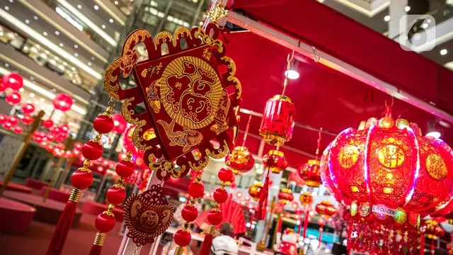 Nuansa Jelang Tahun Baru Imlek 2572 di Mall