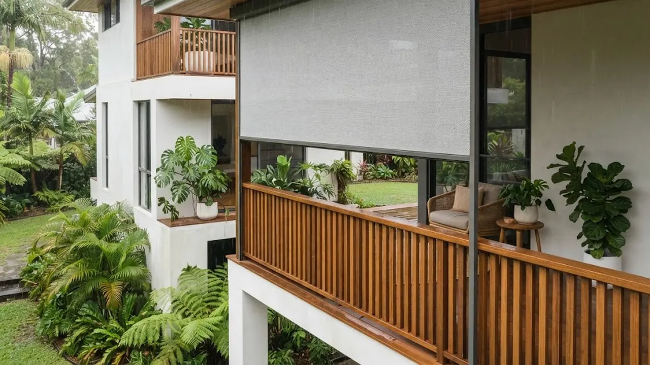 model pelindung ventilasi rumah yang mengurangi tampias tanpa menghambat udara