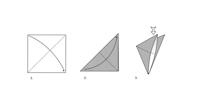 Cara Membuat Burung dari Kertas Origami