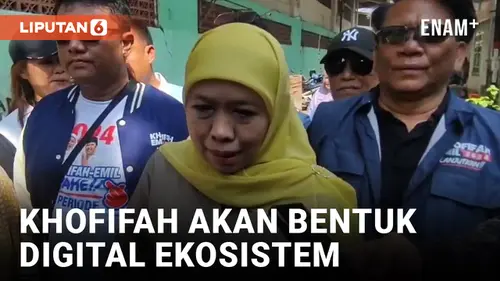 VIDEO: Cagub Jatim Khofifah akan Bentuk Digital Ekosistem di Pasar Tradisional agar Bisa Bersaing dengan Pasar Digital