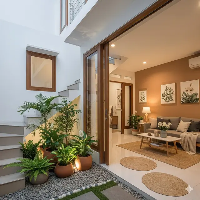 Rumah dengan Indoor Garden