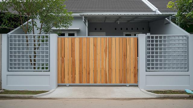 9 Model Pagar Rumah Kombinasi Pipa PVC dan Kayu, Estetik dan Ekonomis