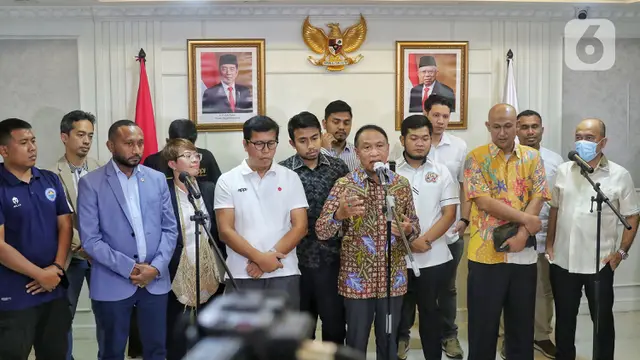 Expo PSSI Hentikan Liga 2, Perwakilan Klub Temui Menpora Zainudin Amali