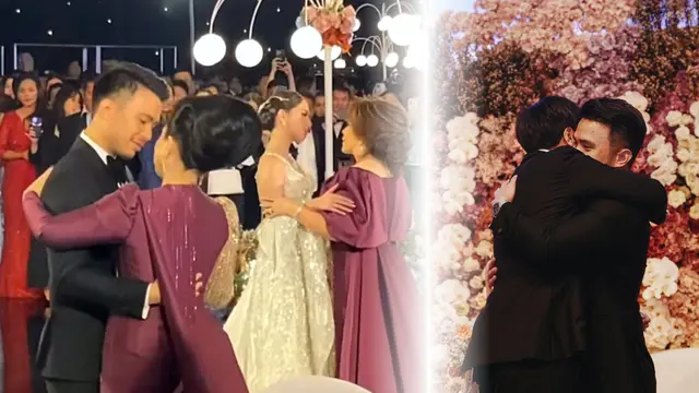 Momen haru Yakup Hasibuan yang menangis haru saat dansa dengan ibunda dan berpelukan bersama Vidi Aldiano