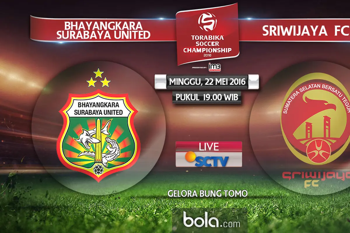 Bhayangkara Surabaya United Vs Sriwijaya FC