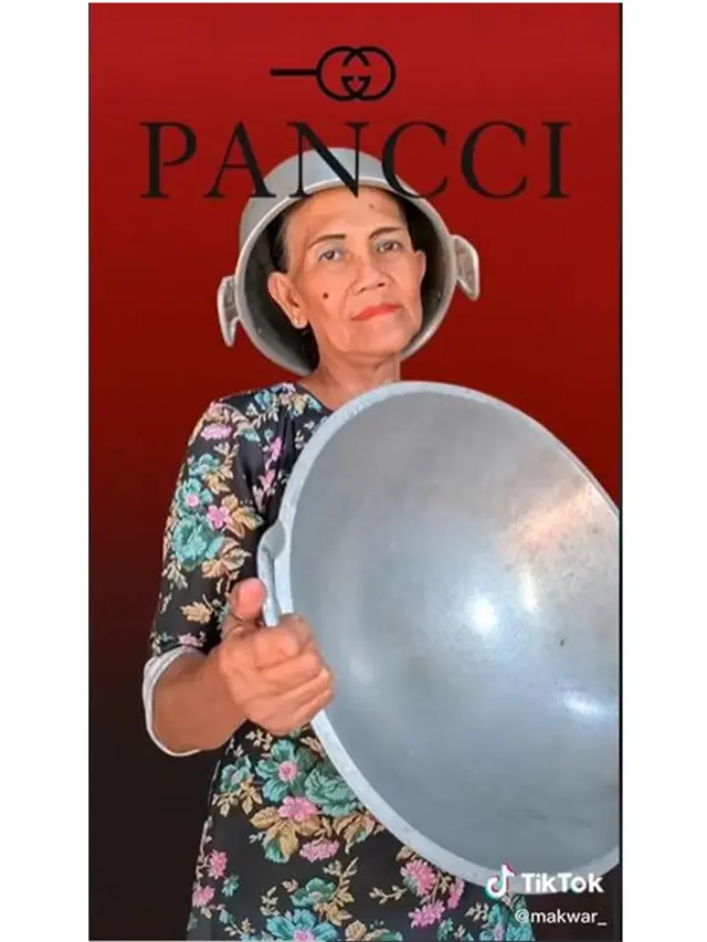 Ibu Ini Ikutan Trend Viral Ganti Pancci Model Challenge, 6 Potretnya Kocak