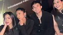 Boiyen juga tampil dengan pakaian serba hitam dari atasan sleeveless dipadukan rok panjangnya. Sedangkan, Anwar mengenakan kemeja lengan panjang hitam dipadukan inner dan celana panjang warna serasi. [@fannyghassani]