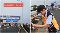 Video Cara Petugas Jalan Tol Layang saat Beli Menu Takjil Ini Jadi Sorotan (sumber: TikTok/duuulsky)