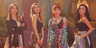 Mamamoo akhirnya comeback dengan merilis mini album dengan lagu andalan bertajuk Egotistic. Mini album Mamamoo yang ketujuh ini berjudul Red Moon. (Foto: soompi.com)