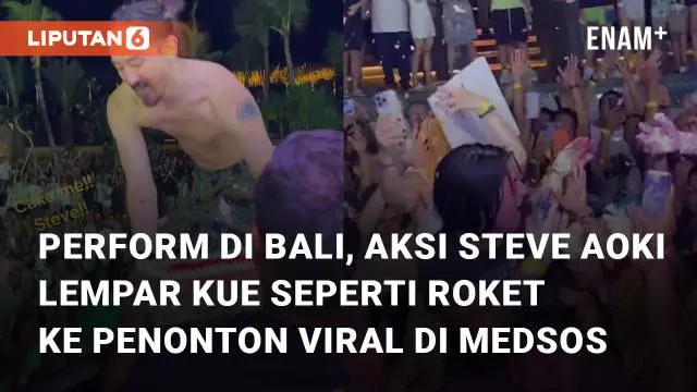 Disc Jockey Steve Aoki mengunjungi Indonesia untuk perform menarik perhatian
