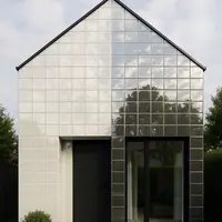 Fasad Rumah dengan Keramik yang Modelnya Tak akan Ketinggalan Zaman (Foto: ChatGPT)