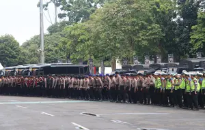 Ribuan Polisi Disebar Amankan Laga Final Indonesia vs Thailand