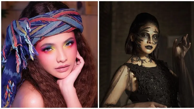 6 Potret Sara Fajira Tampil dengan Makeup Tebal, Gayanya Curi Perhatian