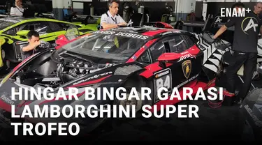 Getarkan Sirkuit Sepang, Begini Keseruan Tur Garasi Mobil Balap Lamborghini Super Trofeo