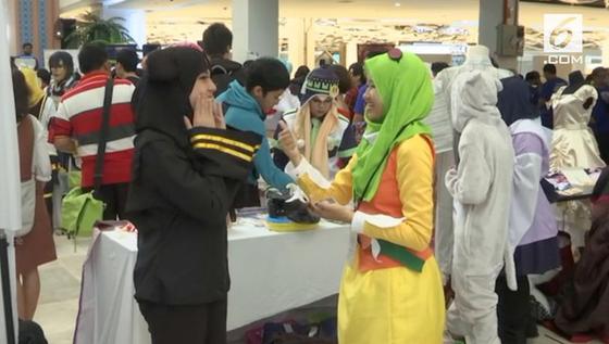 Aksi Komunitas Cosplay Berhijab Asal Malaysia