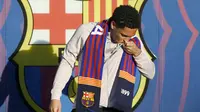 Untuk mendatangkan pemain berusia 18 tahun itu FC Barcelona merogoh kocek sampai Rp 700 miliar. (AFP/Josep Lago)