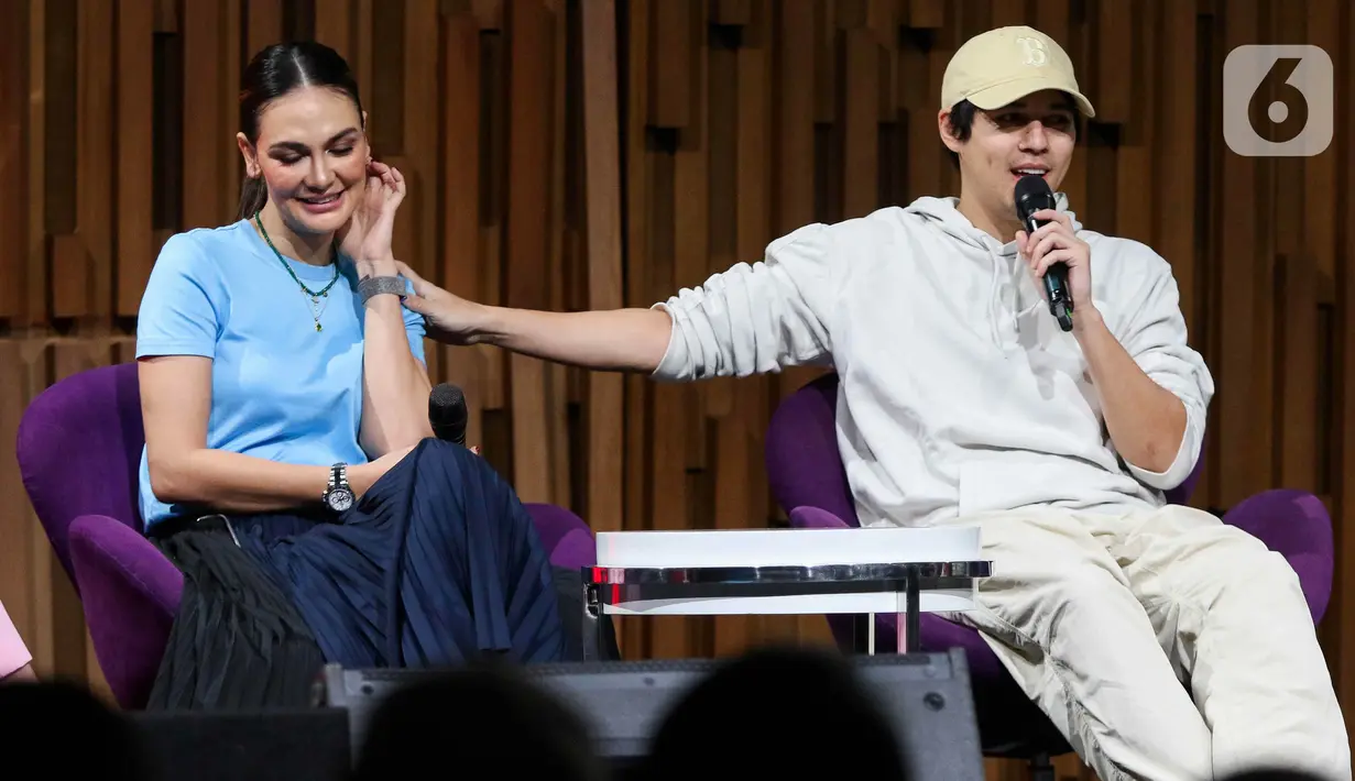 TS Media kembali menghadirkan acara olahraga istimewa berjudul “Tennis Bareng Luna” untuk merayakan hari spesial Luna Maya. (Liputan6.com/Herman Zakharia)