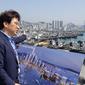 Hwang Hyun-ki, staf pemerintah daerah Busan, Korea Selatan bidang promosi World Expo 2030 di North Port Area. (Liputan6.com/Tanti Yulianingsih)
