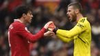 Terbuangnya David De Gea dari Manchester United pada bursa transfer pemain musim 2023/2024 memang telah melukai hati sang kiper yang telah 12 musim setia bersama Setan Merah. Namun sebagai kiper hebat, tentunya bukan perkara sulit untuk mendapatkan klub baru sebagai pelabuhan berikutnya. Tercatat ada 5 klub yang dikabarkan gencar untuk mendapatkan jasanya sebelum musim 2023/2024 bergulir. Berikut kelima klub tersebut. (AFP/Oli Scarff)