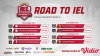 Link Live Streaming Road to IEL University Season 4 : Dota 2 & PUBGM Internal Qualifier Matchweek 4 di Vidio. (Sumber : dok. vidio.com)