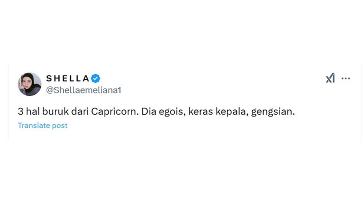 6 Cuitan Netizen tentang Karakter Zodiak Capricorn, Pandai Menilai Watak Seseorang