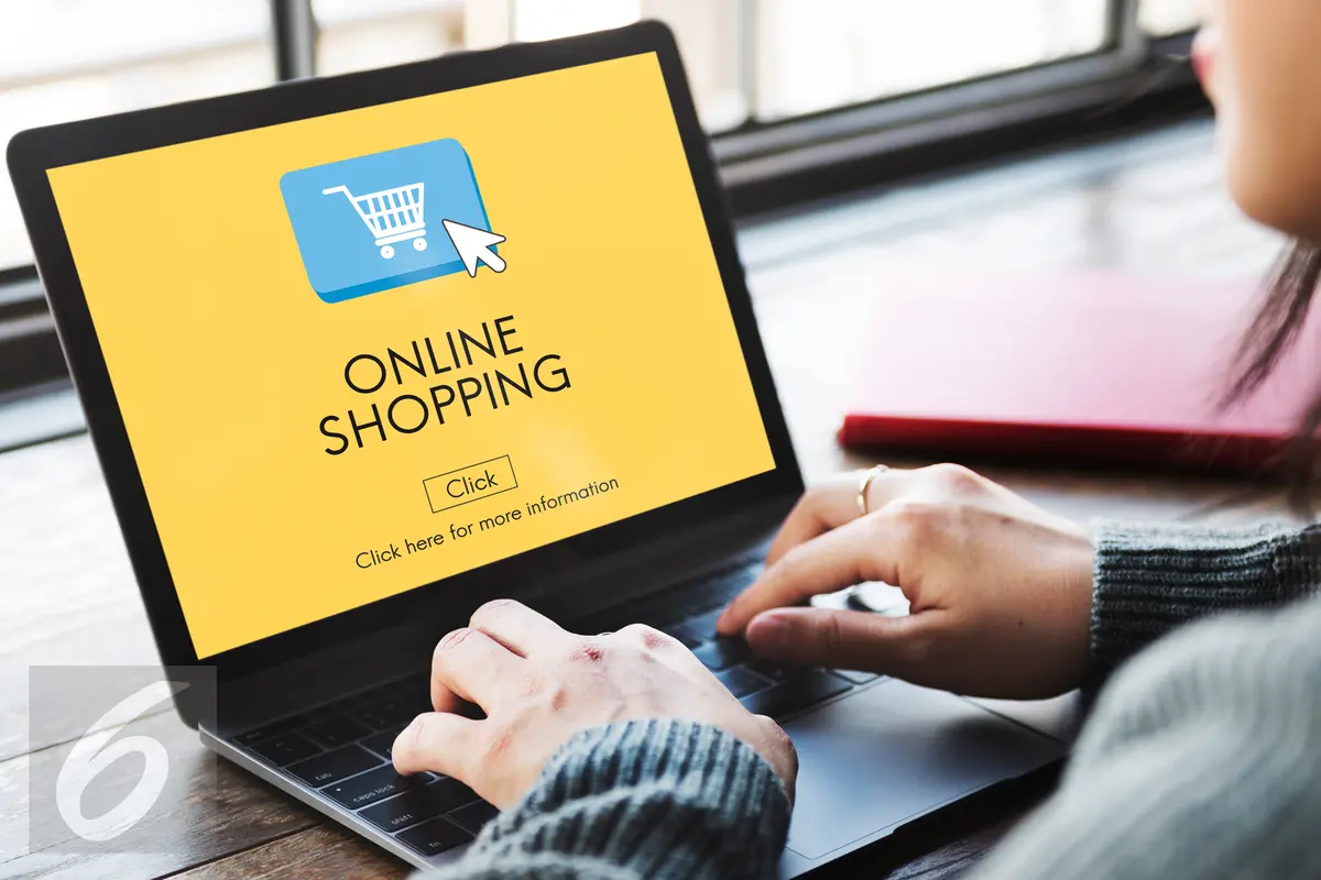 Ilustrasi belanja Online