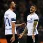 Icardi melepaskan kecewa usai Inter kalah 0-1 dari Sampdoria (MARCO BERTORELLO / AFP)