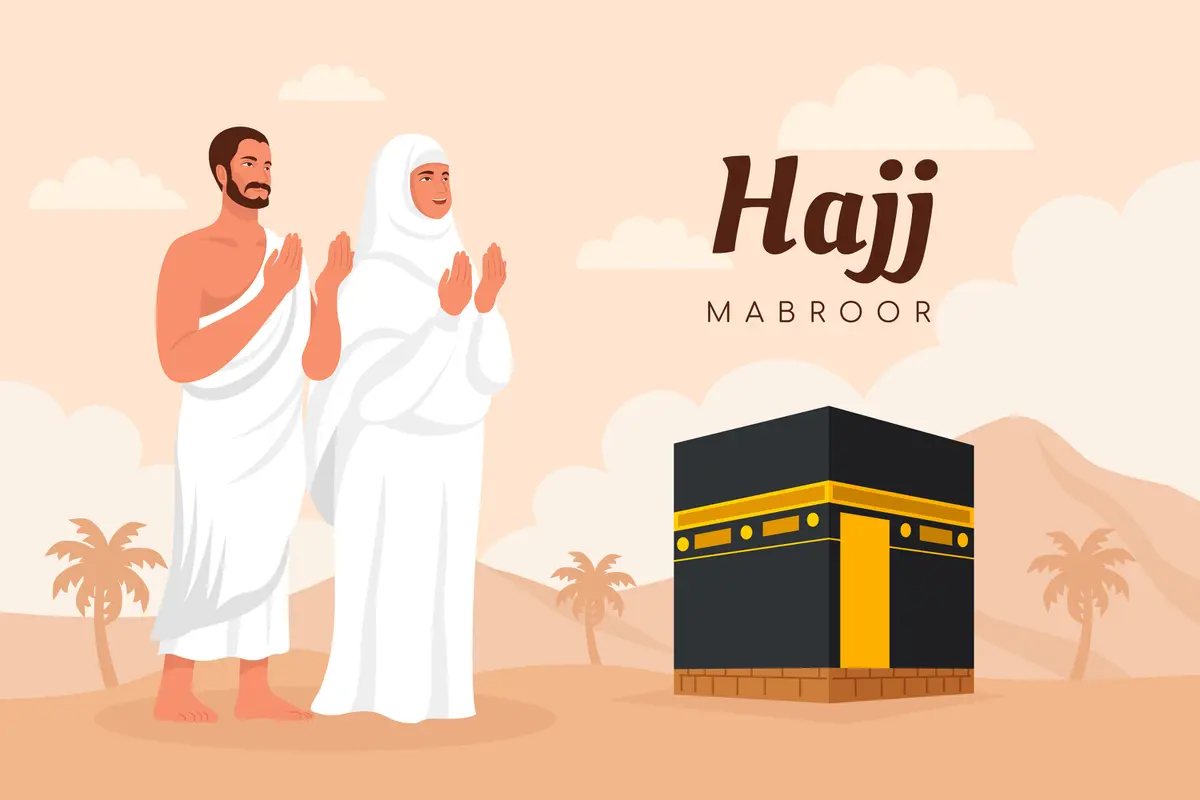 Ilustrasi berdoa, berangkat haji