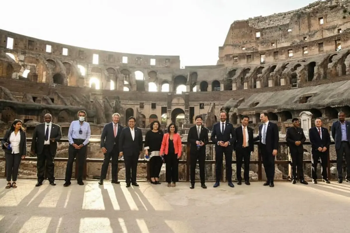 Pertemuan Menteri Kesehatan (HMM) G20 diadakan di Roma, Italia dari 5 September hingga 6 September 2021. (Foto: Facebook/Ong Ye Kung)
