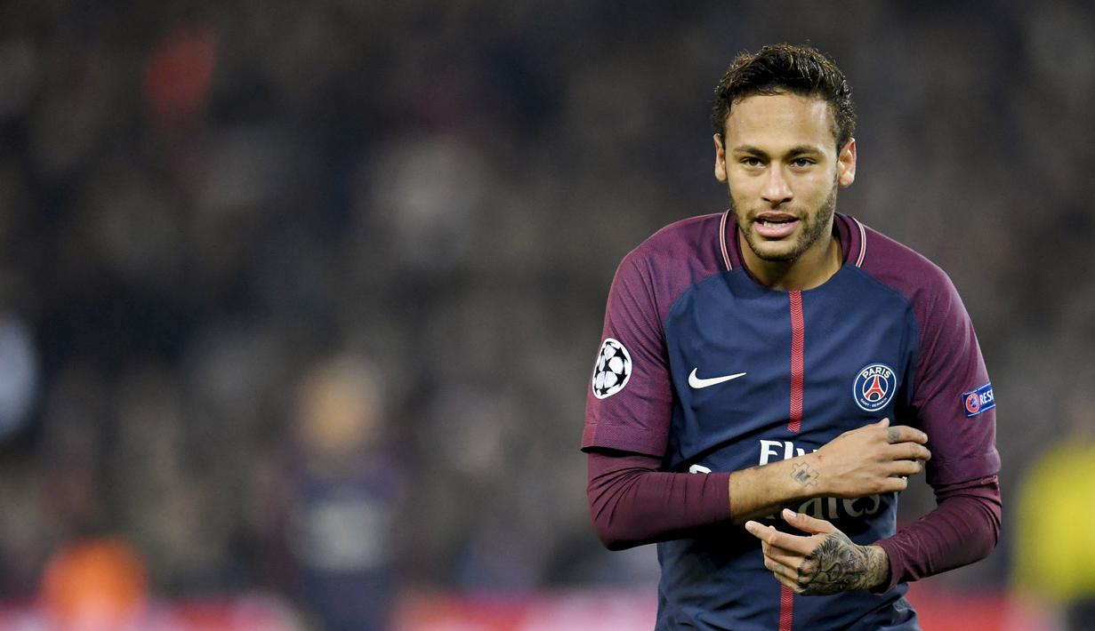 5. Neymar (Paris Saint-Germain) - 7 Gol (1 Penalti). (AFP/Christophe Simon)