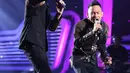 Dalam penampilan keduanya, Duo Alfin membawakan lagu Yatim Piatu. Sebelumnya, lagu pertama Duo Alvin membawakan lagu Catri. (Andy Masela/Bintang.com)