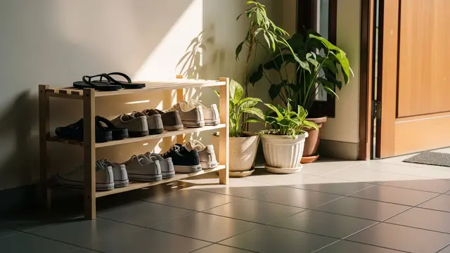 Trik Menyimpan Sepatu di Rak Sempit agar Tidak Cepat Berjamur