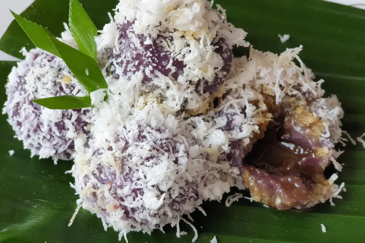 kelepon ubi ungu