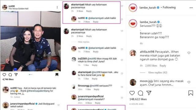 Citra Anidya Mengaku Sudah Menikah dengan Chef Juna