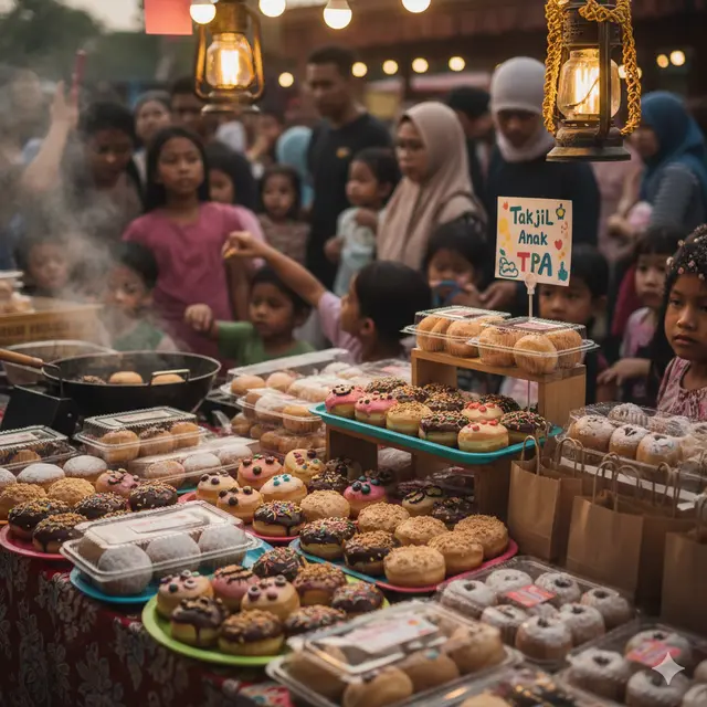 Ide Jualan Takjil Anak TPA Ramadan 2026 (Foto: Gemini AI)