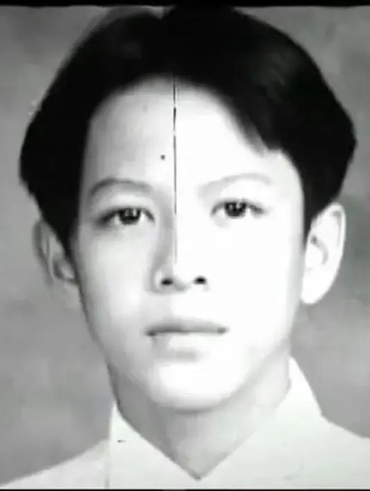 Ayah dari Alleia ini saat SMP parasnya tampan. Pasfoto ini menunjukkan sosok Ariel yang berkarisma sedari dulu. Tak heran, banyak yang terpukau melihat sosok Ariel muda yang terlihat tampan dan keren. (Liputan6.com/IG/happymemories85)