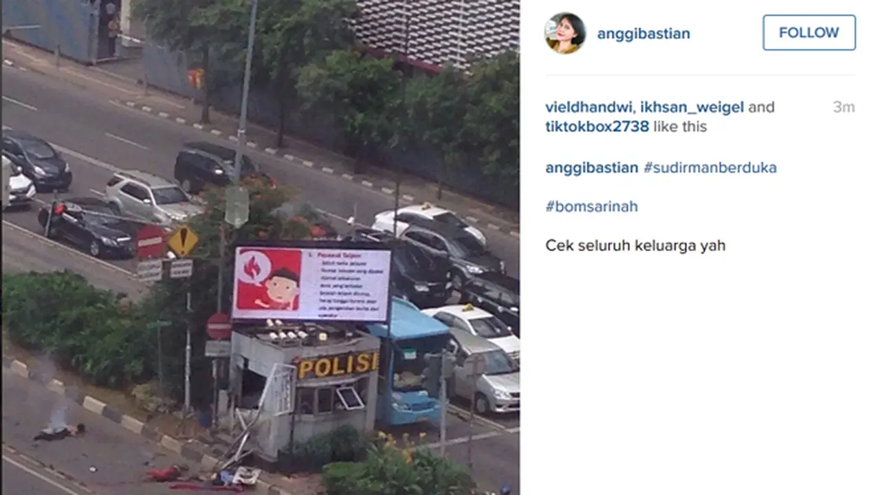 Foto-foto Mengerikan Bom Sarinah dari Warga