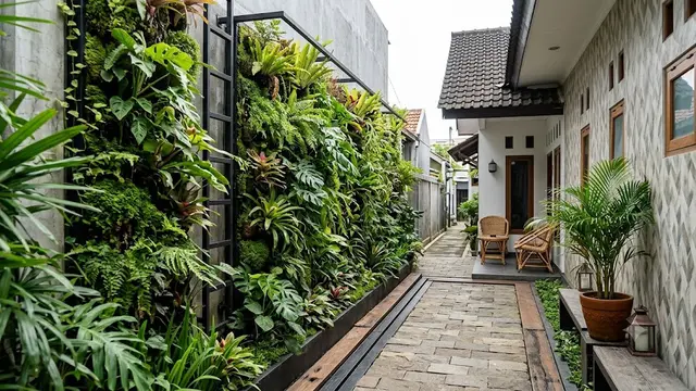 6 Inspirasi Taman Hijau di Sela Rumah, Sulap Lahan Sempit Jadi Lebih Asri