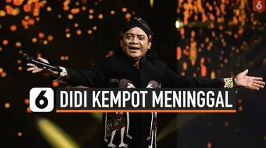 Penyanyi campursari Didi Prasetyo atau terkenal dengan nama Didi Kempot meninggal Dunia. Ia meninggal Selasa (5/5) pagi di Solo Jawa Tengah.