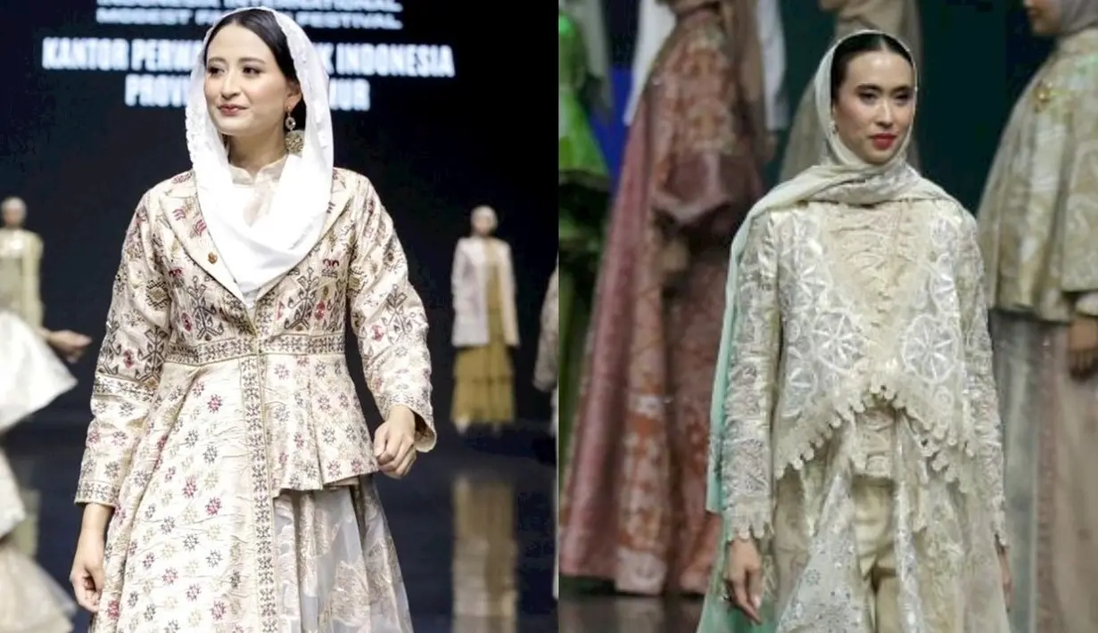 Keduanya tidak hanya tampil sebagai pejabat publik, tetapi juga menunjukkan sisi glamor mereka sebagai model yang percaya diri. [Fimela/Daniel Kampua/IG@dyahroroestiwp].